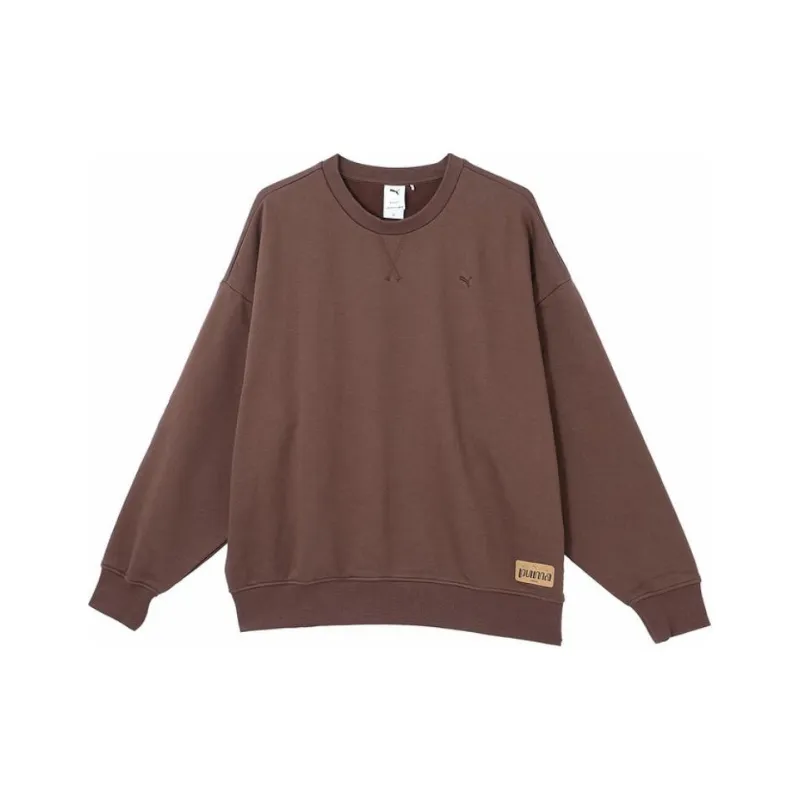 PUMA RETRO Sweatshirt Unisex Coffee Brown-0