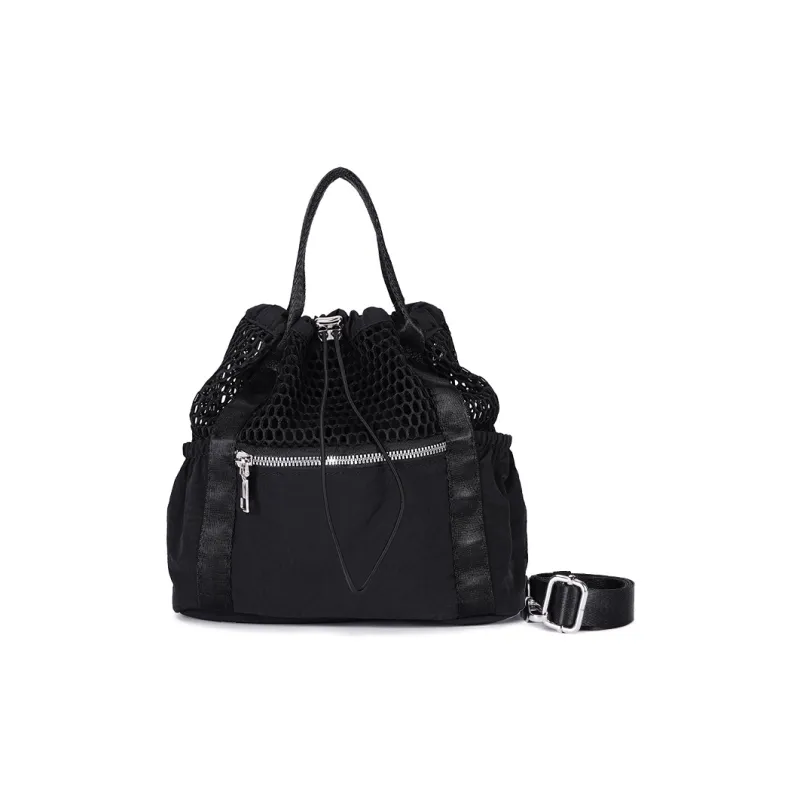 Dubaolu Fabric Handbag Regular Women's Apricot/Black-8