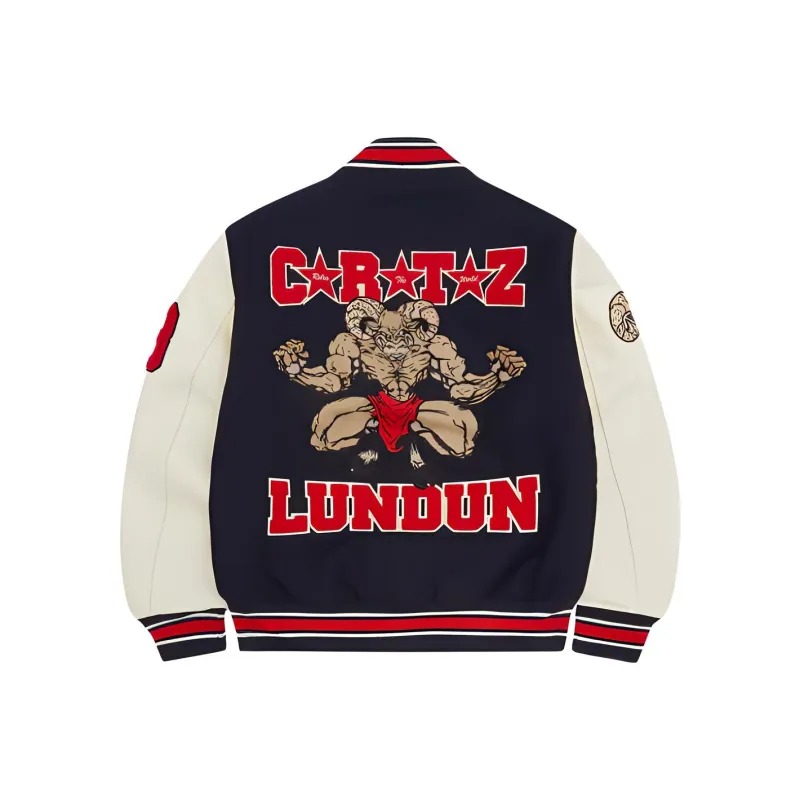 Corteiz Goat Varsity Jacket-1