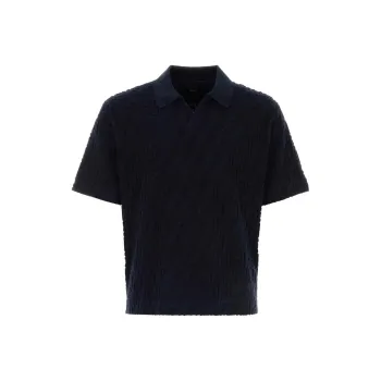 FENDI Ff Jacquard Short Sleeved Polo Shirt