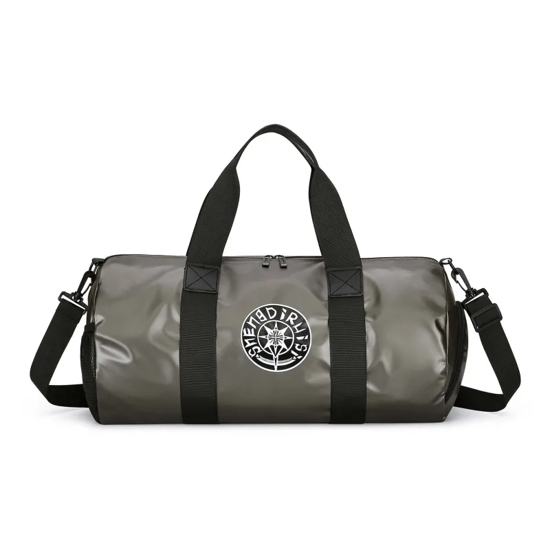 OUZIHUANG Nylon Travel Bag Unisex Black/Blue/Champagne Gold/Maroon-7