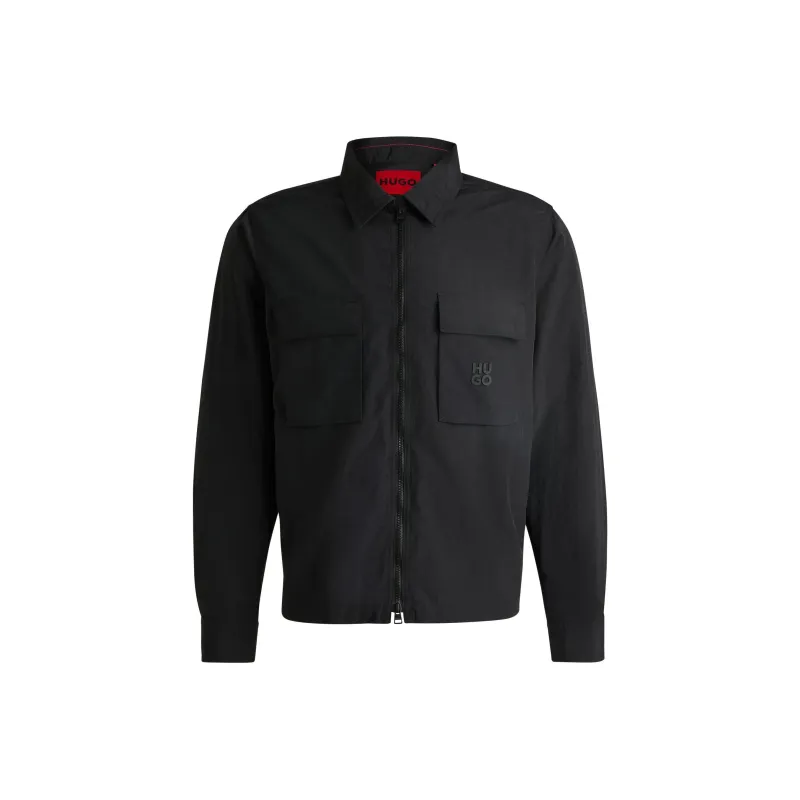 HUGO BOSS FW24 Shirt Men's Black-0