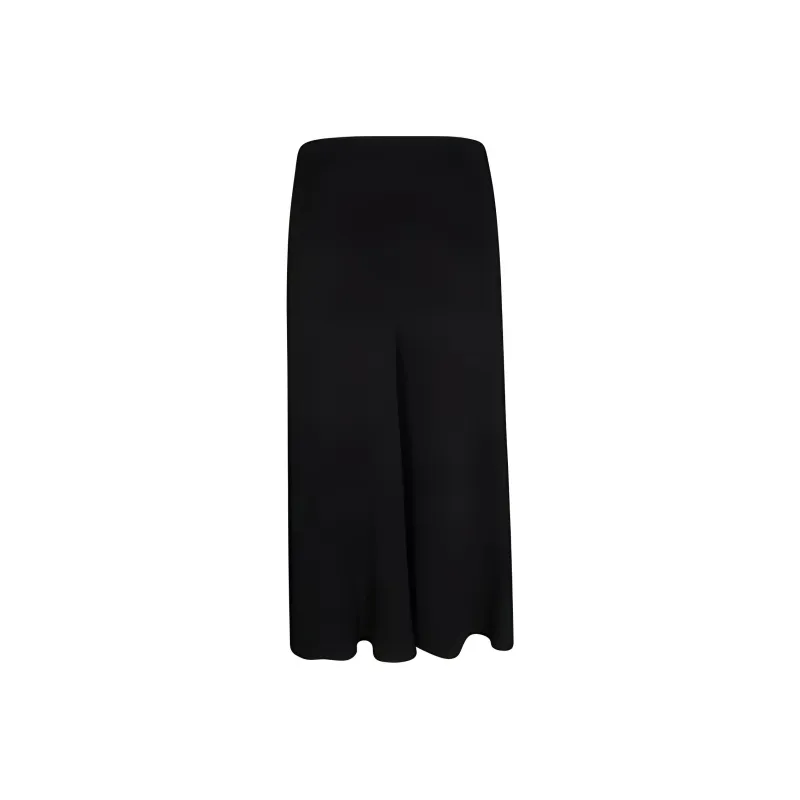 PAROSH Casual Long Skirt Women's Black-1