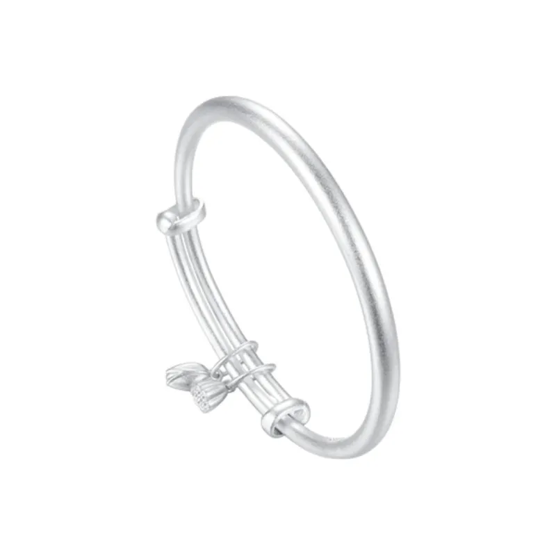 CHAOHONGJI 999 Fine Silver Bangles Women's-0