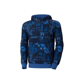 HELLY HANSEN Men's Newport Organic Cotton Hoodie Sweatshirt Men's Blue