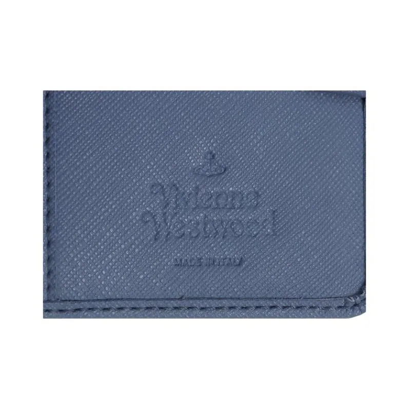 Vivienne Westwood Polyurethane Wallet Women's Blue-6