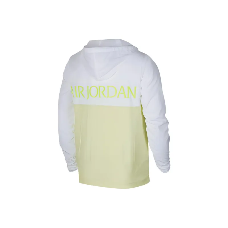 Jordan Air Jacket Men's White Yellow-1