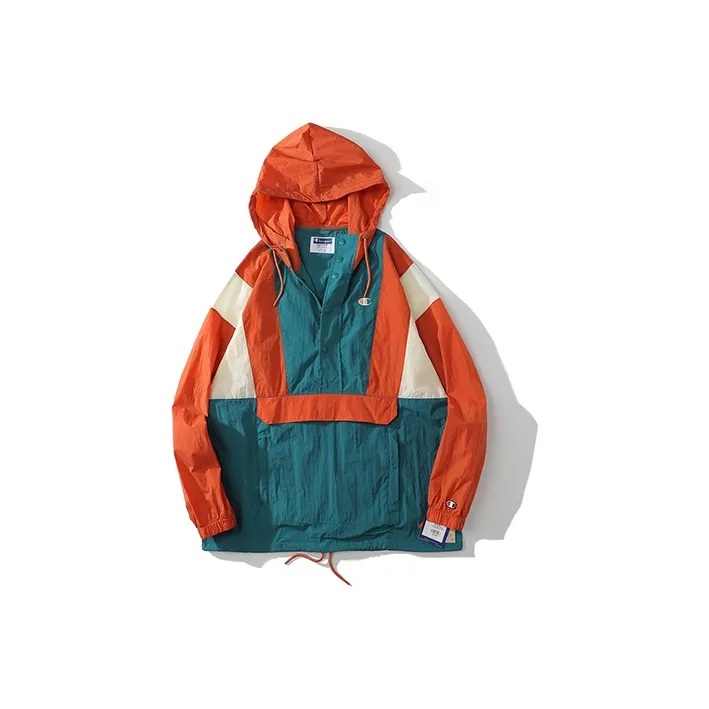 Champion Jacket US Version Unisex Orange Red-0