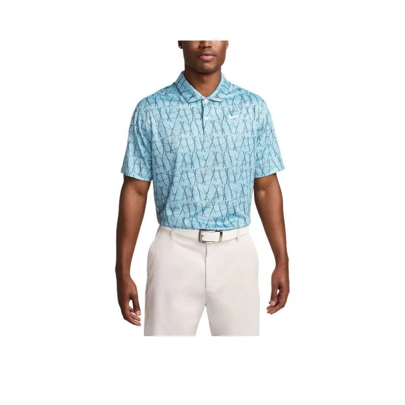 Nike Victory+ Polo Shirt Men's Denim Turquoise/White-0