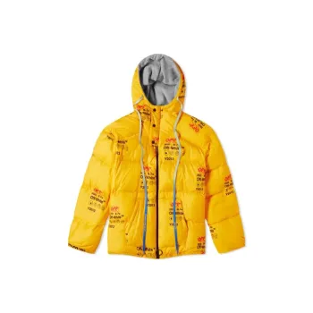 OFF WHITE Industrial Zipped Puffer Jacket