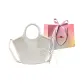White without Charm-Shopping Bag