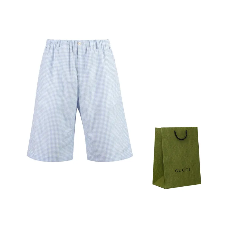 GUCCI Checked Shorts-2
