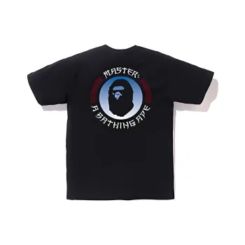 A BATHING APE Head Series T Shirt Unisex Black