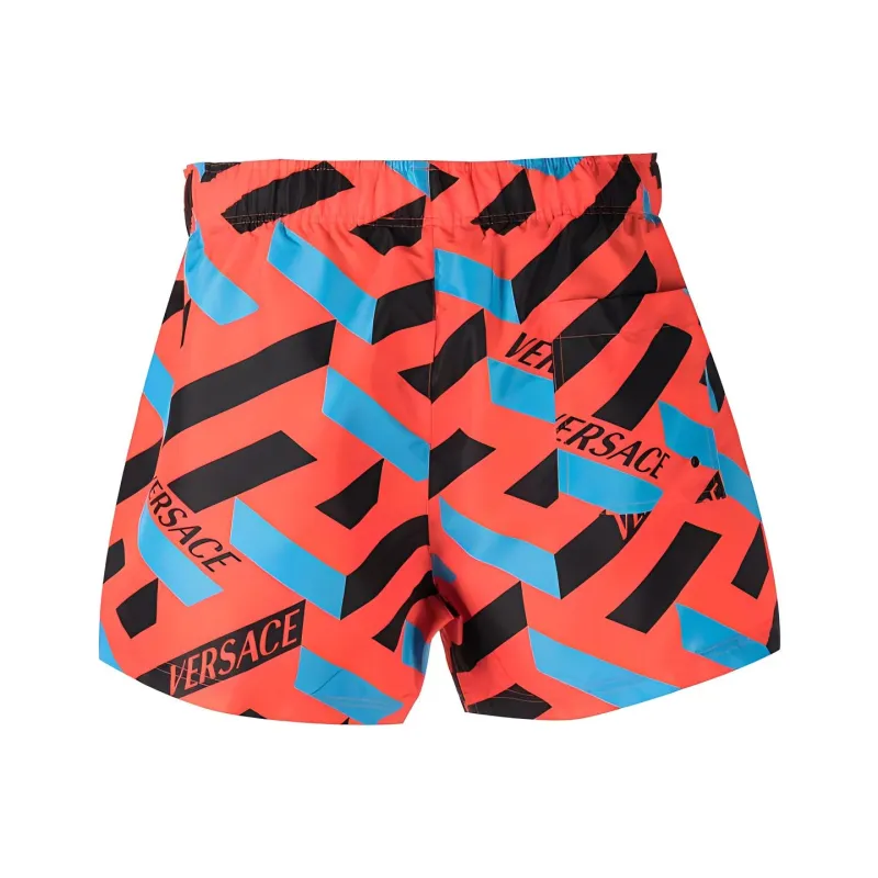 VERSACE Swimming Shorts Men Red-1
