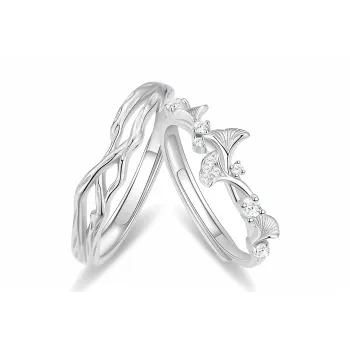 CHINA GOLD 999 Fine Silver Rings Unisex