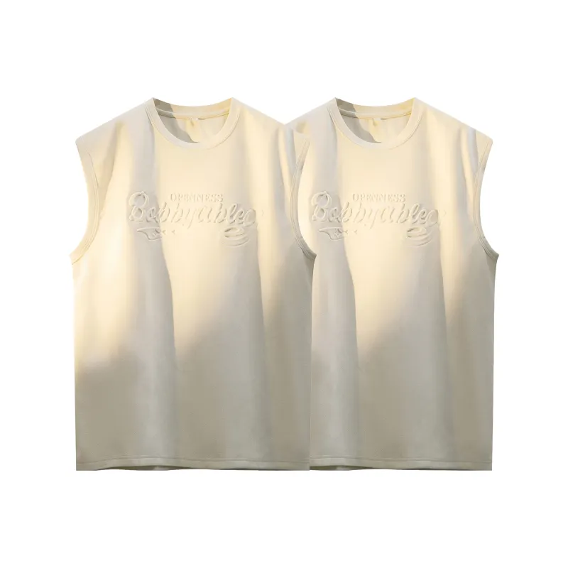 BOBBY ABLEY Loose Fit Casual Crew Neck Moisture Wicking Heavyweight Sleeveless Tank Top Unisex-18