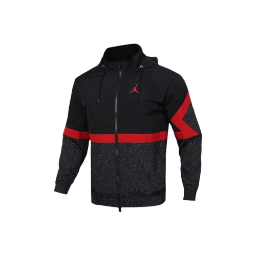 JORDAN Jackets Men Black Red