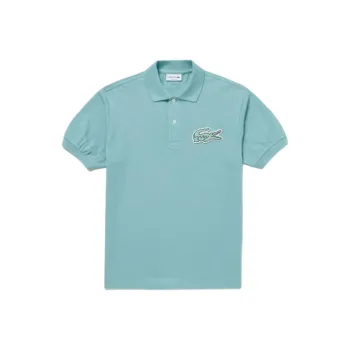 LACOSTE Polo Shirt Men's Turquoise Blue