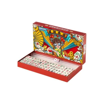 AZLCL Waterproof Chinese Fashion Trend Mahjong Portable Mini Creative Portable Board Games