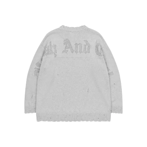 HARSH AND CRUEL Knitwear Unisex Heather Gray