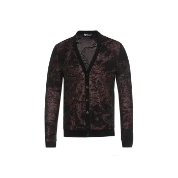 ANDREW MACKENZIE Knitwear Men Black Red