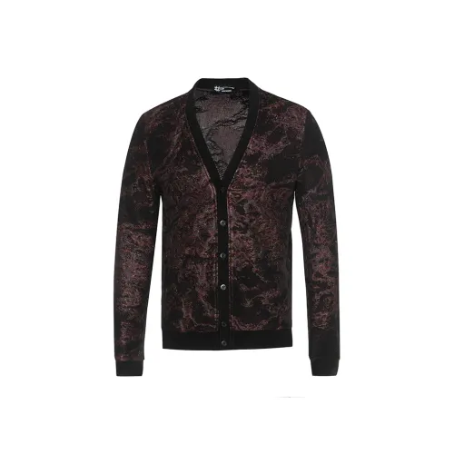 ANDREW MACKENZIE Knitwear Men Black Red