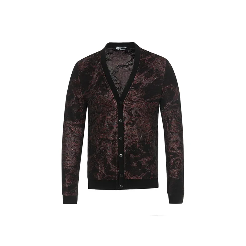 ANDREW MACKENZIE Knitwear Men Black Red-0