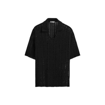 ZARA Polo Shirts Men Black