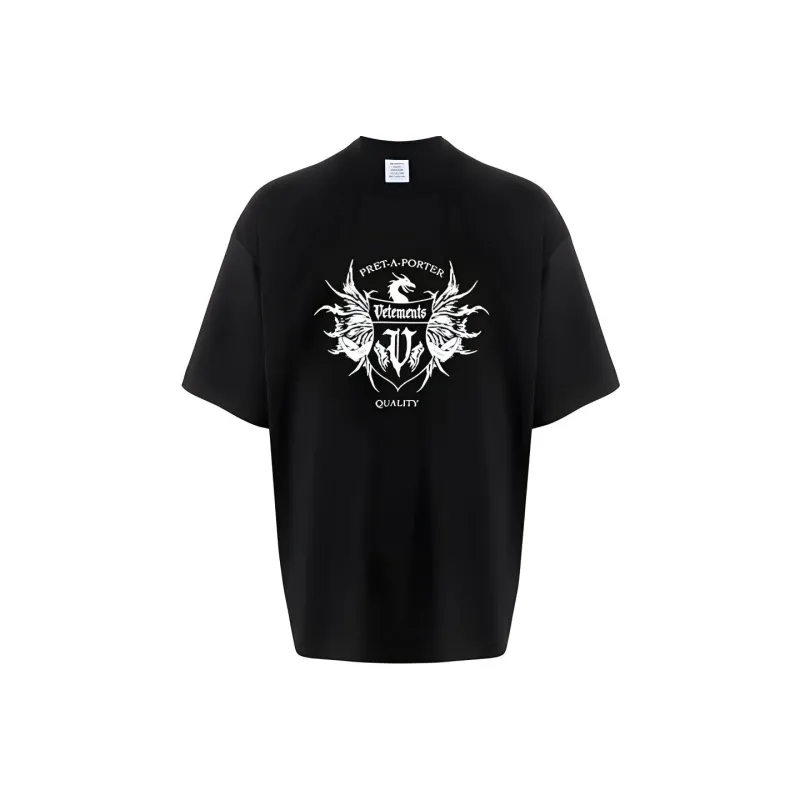 Vetements Black Label Logo T Shirt-0