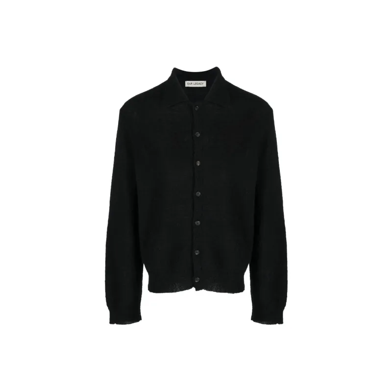 OUR LEGACY Long Sleeved Buttoned Knitted Cardiagn-0