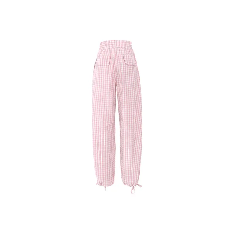 Jenna Chun Casual Pants Women's Pink-10