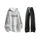 Gray+Black Casual Pants