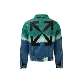 OFF WHITE Degrade Stencil Arrows Denim Jacket