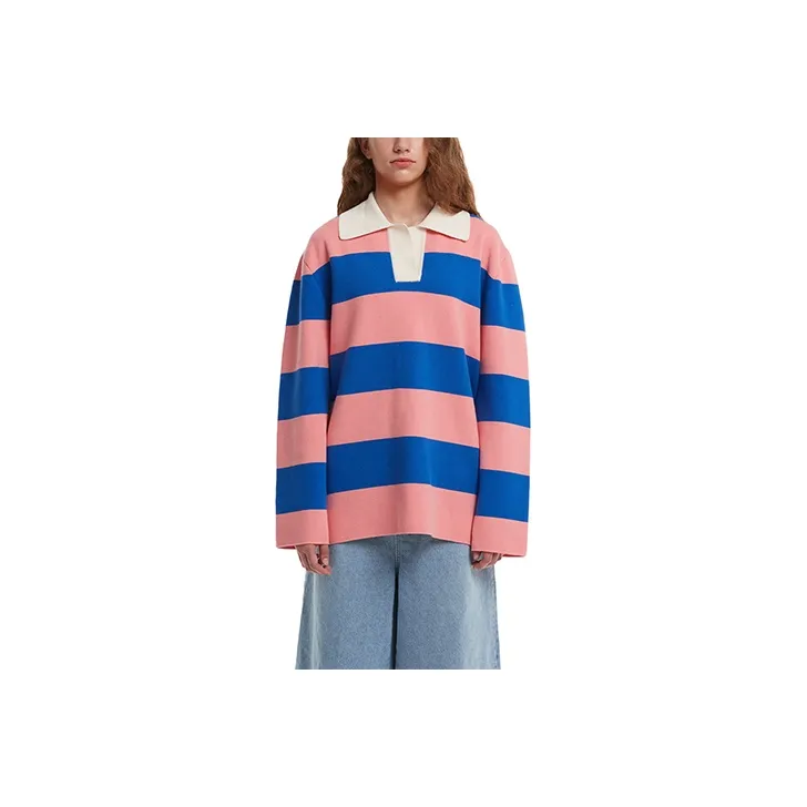 TRUNKPROJECT Sweaters Unisex Pink Blue Stripes-0