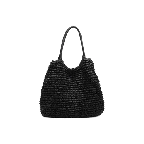 Wenpercy Straw Woven Shoulder Bag Regular Women's Multicolor