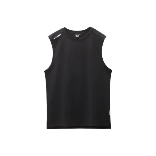 Muscle Dog Tank Tops Men Light Yellow