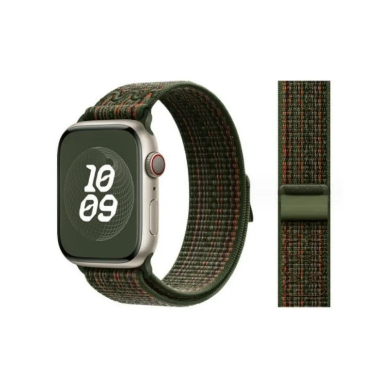 IKYOU Apple Compatibility Watch Band 185mm Nylon Material-7