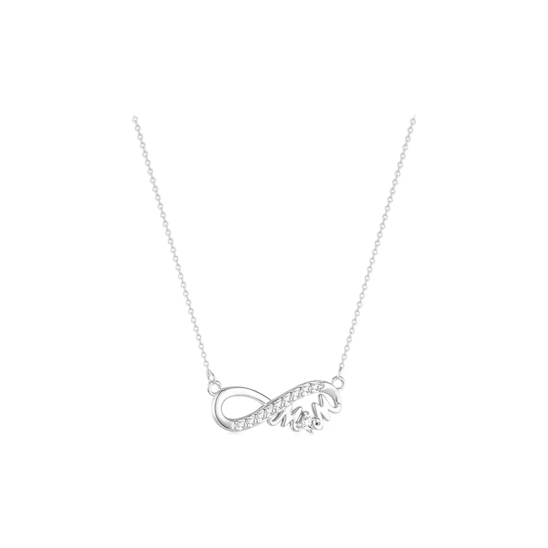 Teddy Bear Collection S925 Silver Necklaces Women's-0