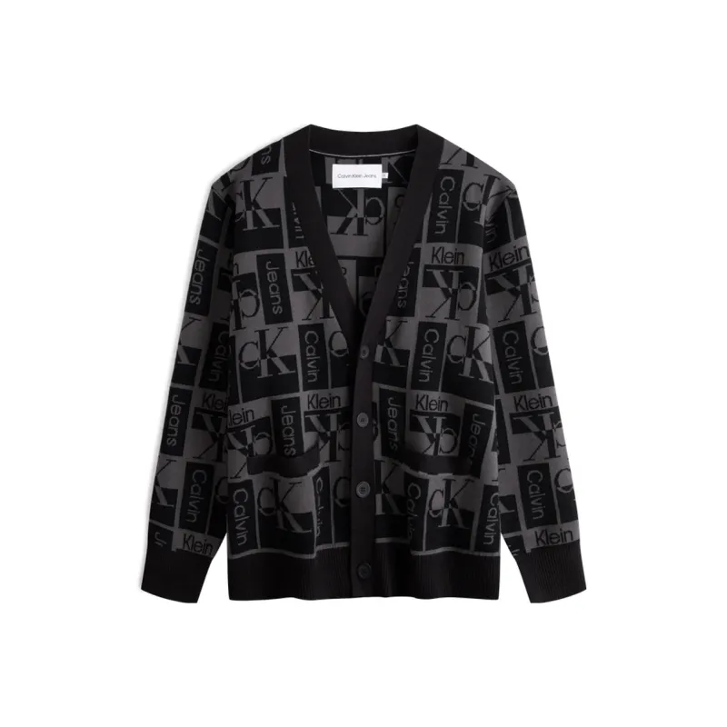CALVIN KLEIN Knitwear Men's Space Black-0