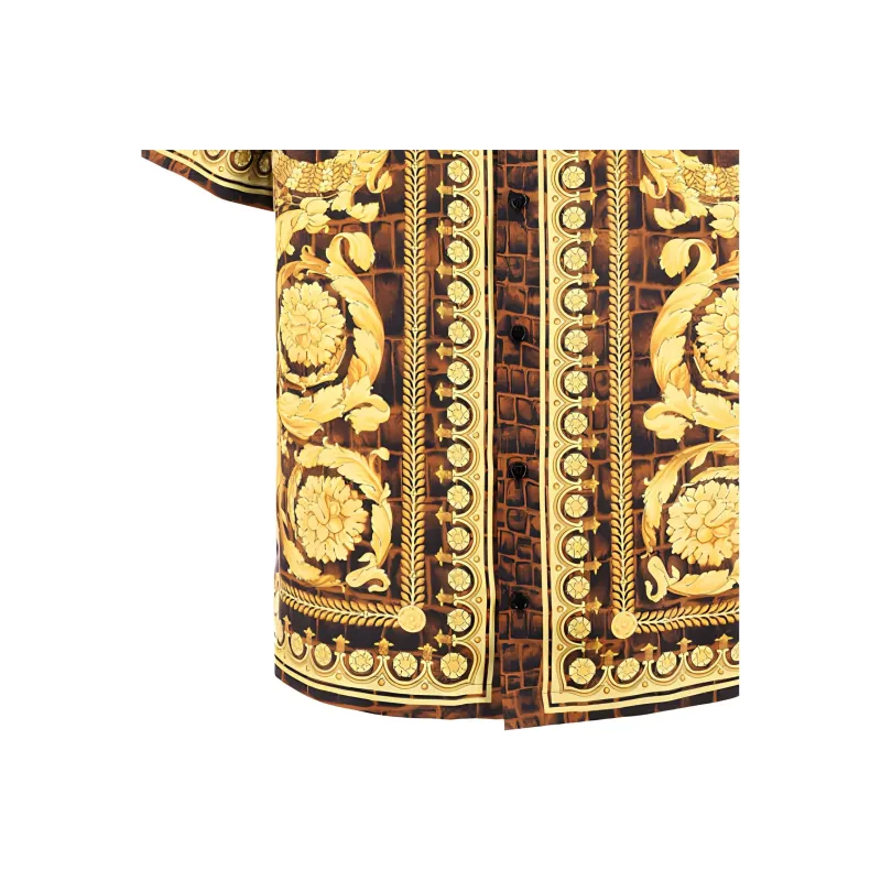 VERSACE Barocco Silk Shirt-4