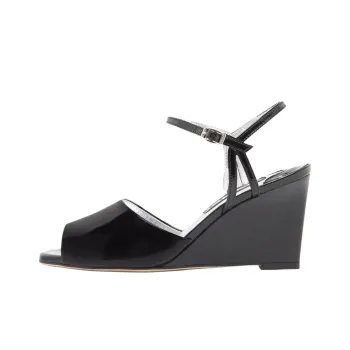Carel Nadine One Strap Sandals 7cm Women's Black