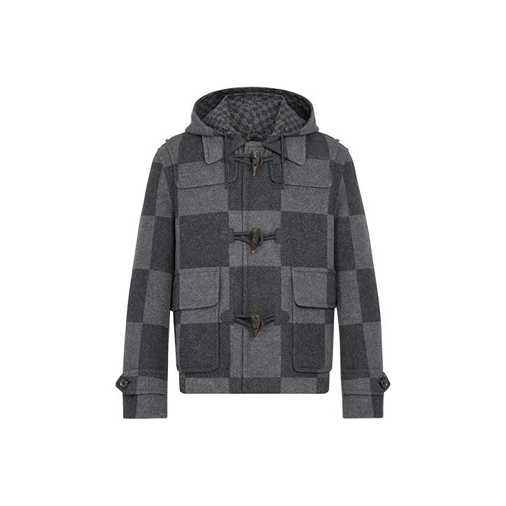 LOUIS VUITTON X Nigo Giant Damier Duffle Coat-0
