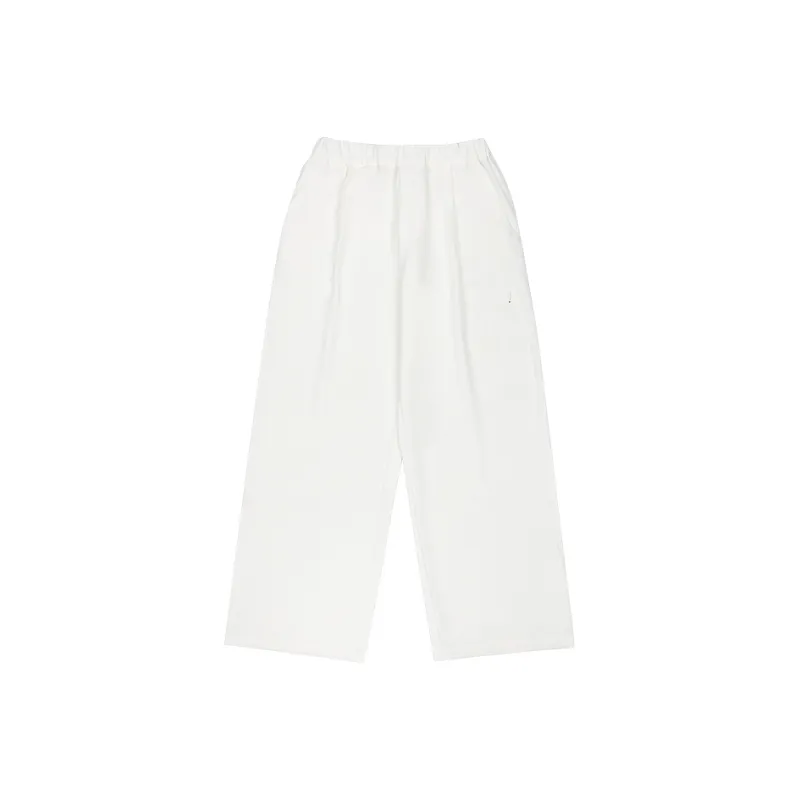 MYSAMESAME Casual Pants Unisex White In Stock-1