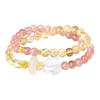 Atsuyama Natural Agate Bracelets Unisex