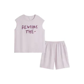 Sha Qian Pajama Set Women's Violet