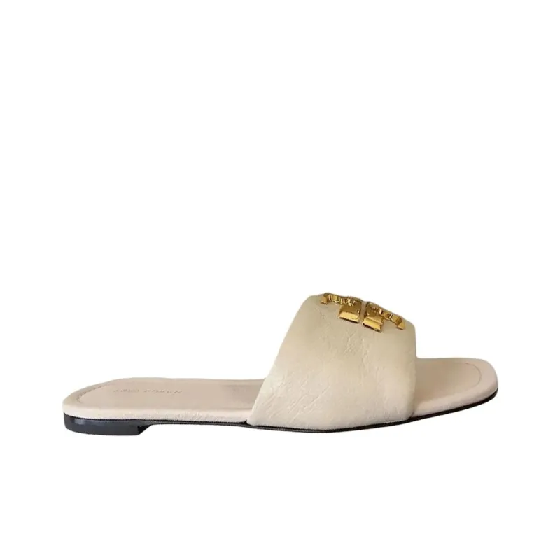 TORY BURCH Eleanor Slide Slippers Women's White-1