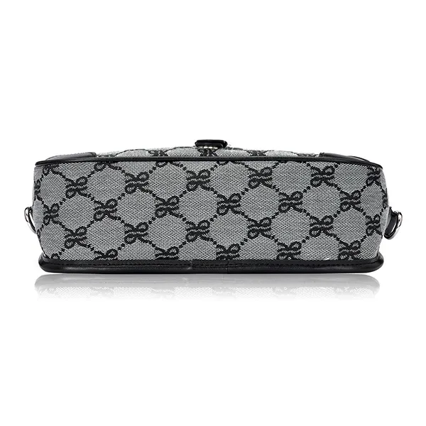 ROBERTA DI CAMERINO Fabric Shoulder Bag Regular Women's Black/Brown-4