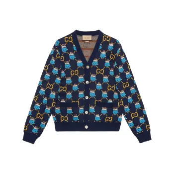 GUCCI Sweaters Men Blue