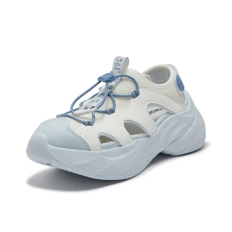 361° Anti Slip Wear Resistant River Trekking Shoes Women's Glass Blue-1