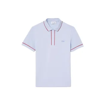LACOSTE Logo embroidered Contrast trim Polo Shirt